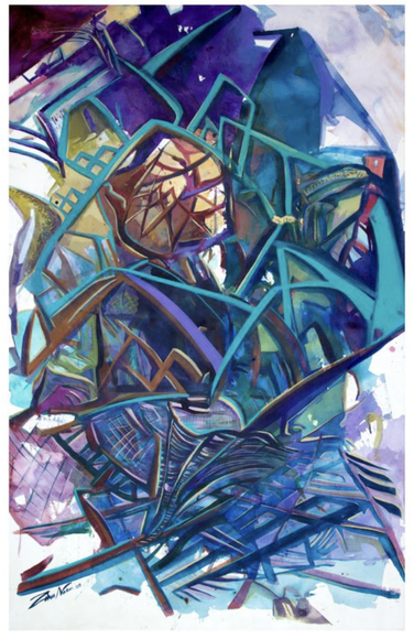 Zahra Nazari, Fin Garden, 2021