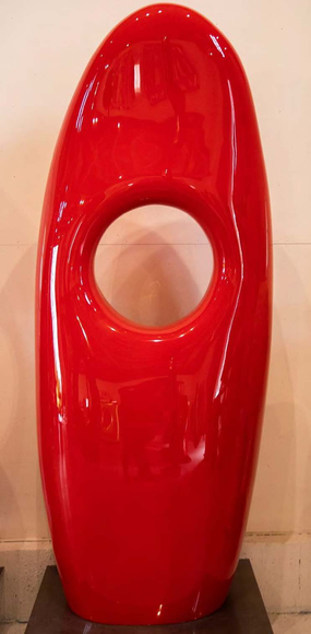 Her, Red enamel on fiberglass