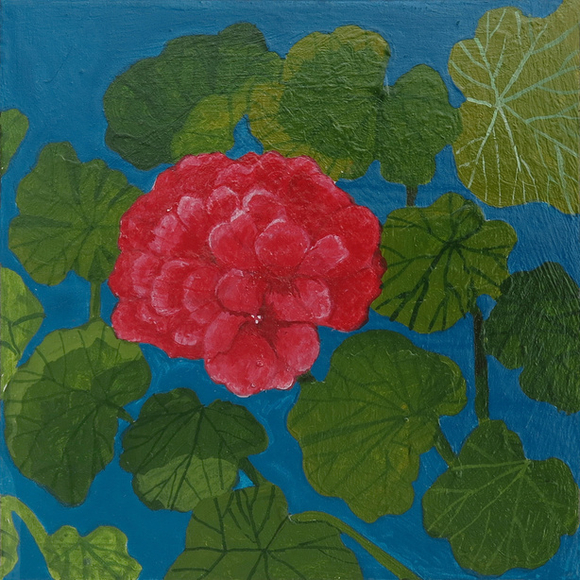 Atieh Sohrabi, Geranium Flower, 2025