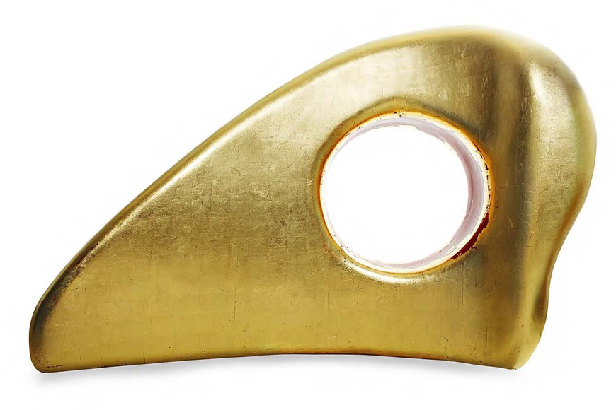 T-Rex-i, Gold leaf on wood