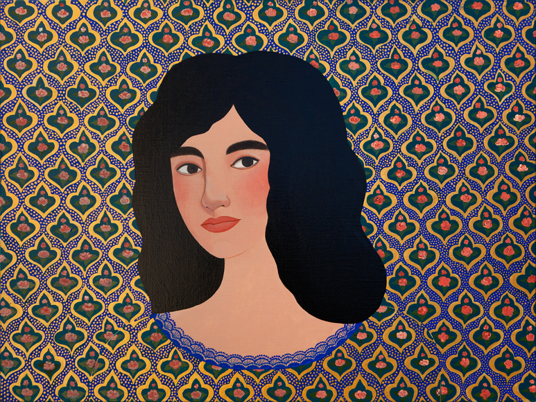 Atieh Sohrabi, Blue Garden, 2025
