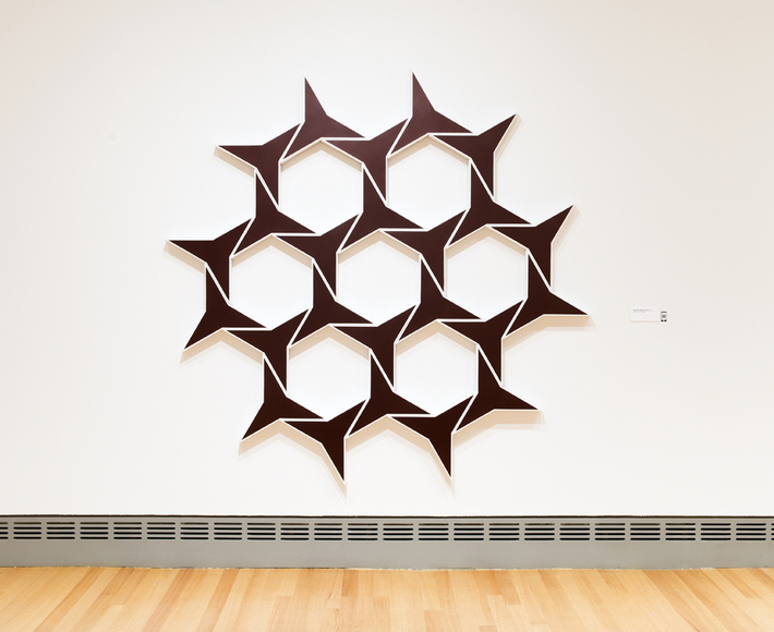 Jerash XI - Black Cherry, 2011, Acrylic on Canvases