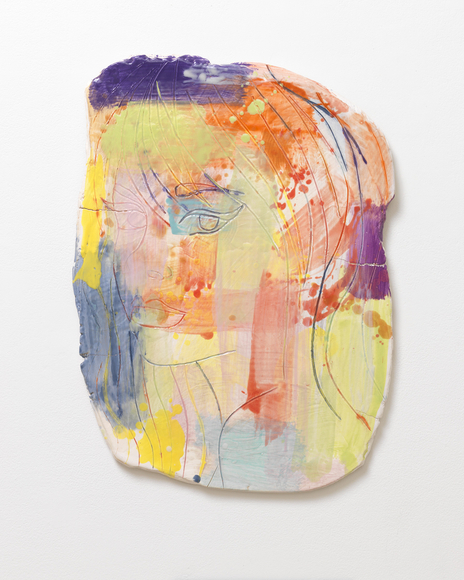 Portrait of a Girl in an Abstract Composition #3, 2015, Ceramic
