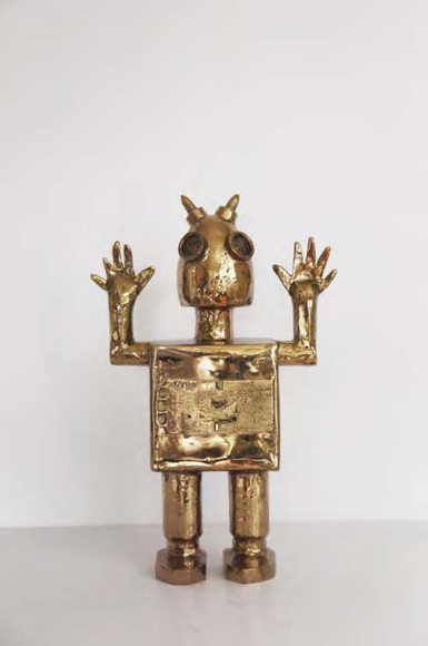 Stuxbot, Polished bronze