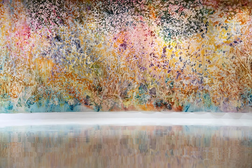 Installation view: Sam Falls, SIMOSE New Collection Exhibition, Simose Art Museum, Hirsohima, October 7, 2025 &ndash; February 1, 2026.