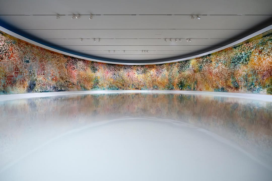 Installation view: Sam Falls, SIMOSE New Collection Exhibition, Simose Art Museum, Hirsohima, October 7, 2025 &ndash; February 1, 2026.