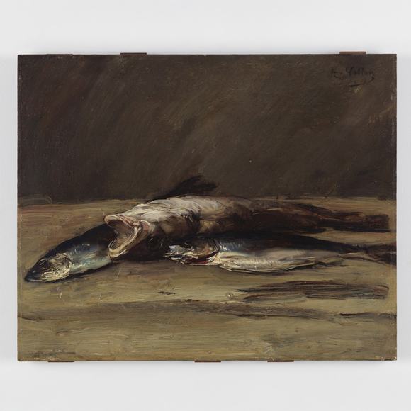 oil painting of fish