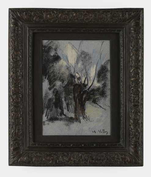 an oil painting on a wall