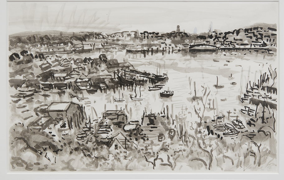 Nell Blaine The Harbor from Banner Hill, 1986