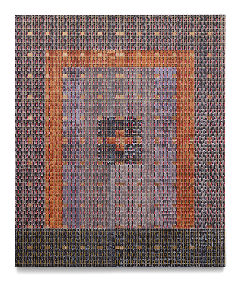 Friends, 2025, ink and watercolor on canvas, 72 x 60 inches/182.9 x 152.4 cm