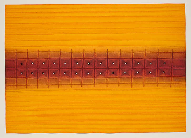 Path III, 2004, ink &amp;amp; dye on paper, 46 x 60 inches/117 x 152.4 cm