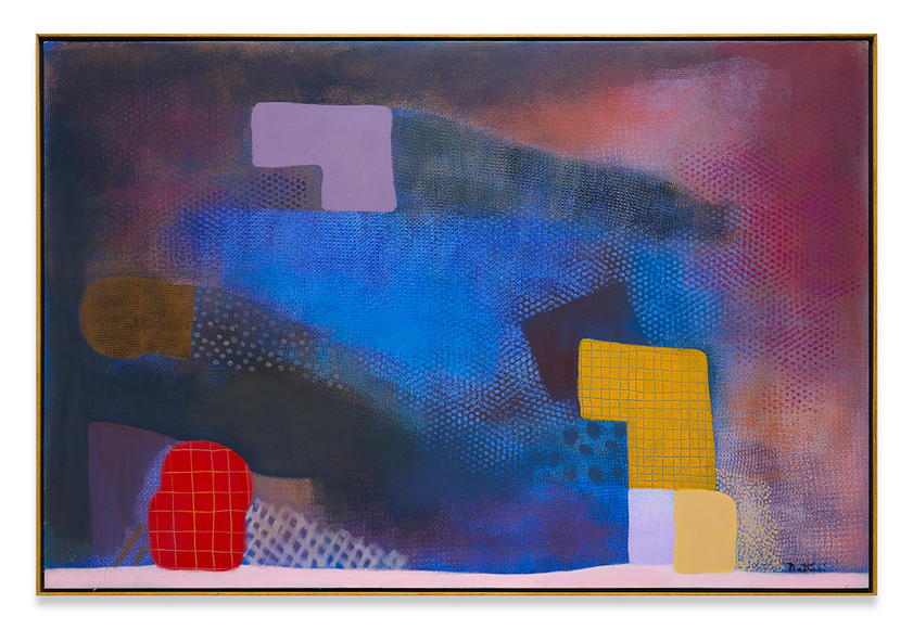 The Lake, 1988, acrylic on canvas, 39 x 59 inches/99 x 149.9 cm