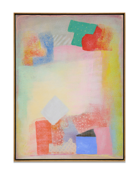 Robert Natkin, T at Dusk, 1996, acrylic on paper mounted on canvas, 39 x 29.4 inches/99 x 74.7 cm