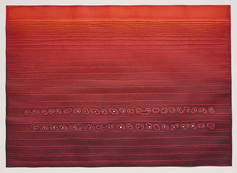 Arise, 2003, ink &amp;amp; dye on paper, 45 x 60 inches/114 x 152.4 cm