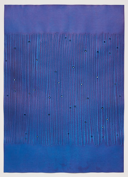 Sagara VII, 2003, ink and dye on paper, 39 x 55 inches/99 x 140 cm