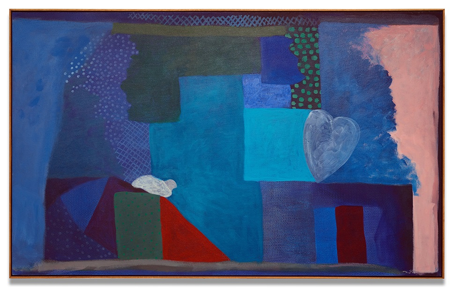The White Dove, 2005, acrylic on canvas, 40 x 65.25 inches/101.6 x 165.7 cm