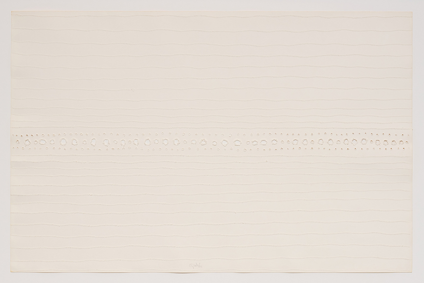 Untitled, 2003, ink and dye on paper, 39 x 27 inches/99.1 x 68.6 cm