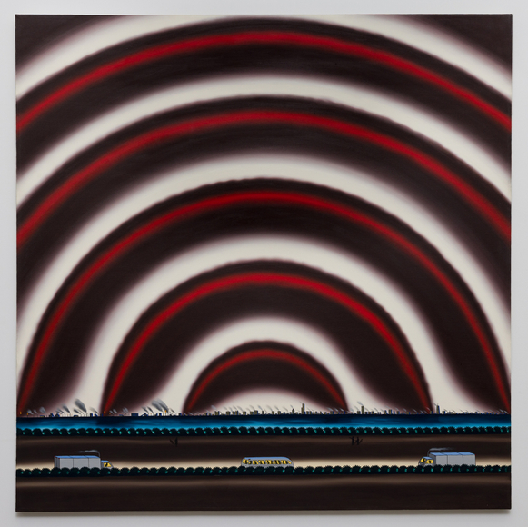 Roger Brown, Lake Effect, 1980.&nbsp;&copy; The School of the Art Institute of Chicago and the Brown Family.