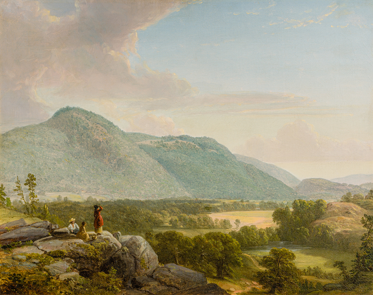 ASHER BROWN DURAND (1796&ndash;1886), "Dover Plains, Dutchess County, New York," about 1848. Oil on canvas, 19 x 21 1/2 in.