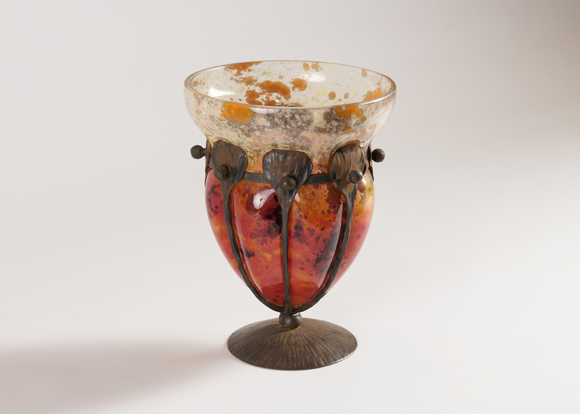 schneider art deco vase