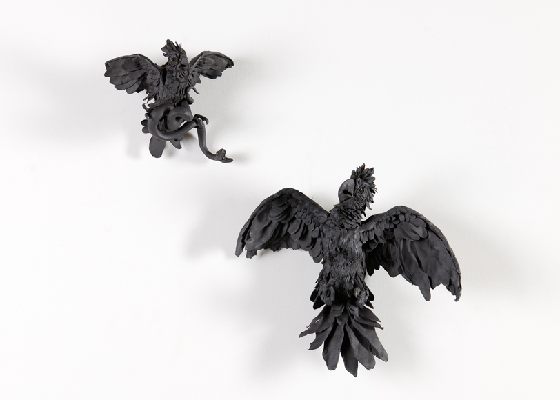 potier wall mounted sculpture