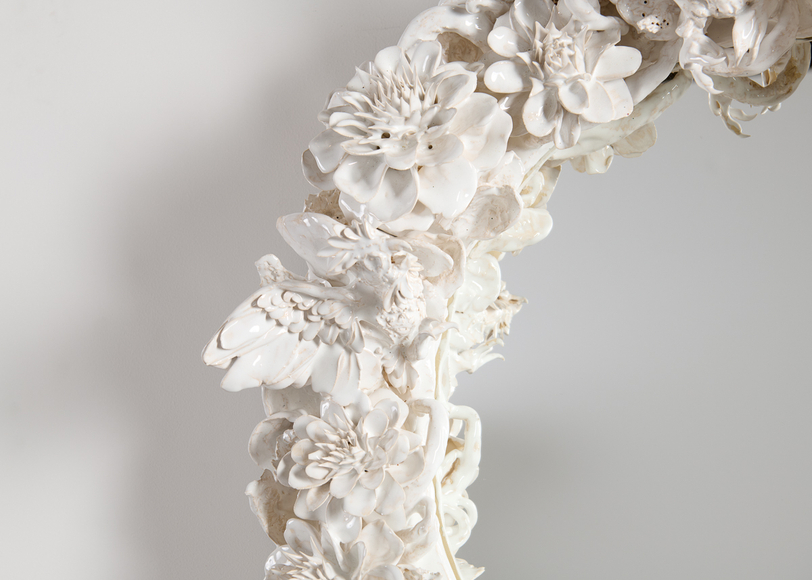 POTTIER CERAMIC MIRROR