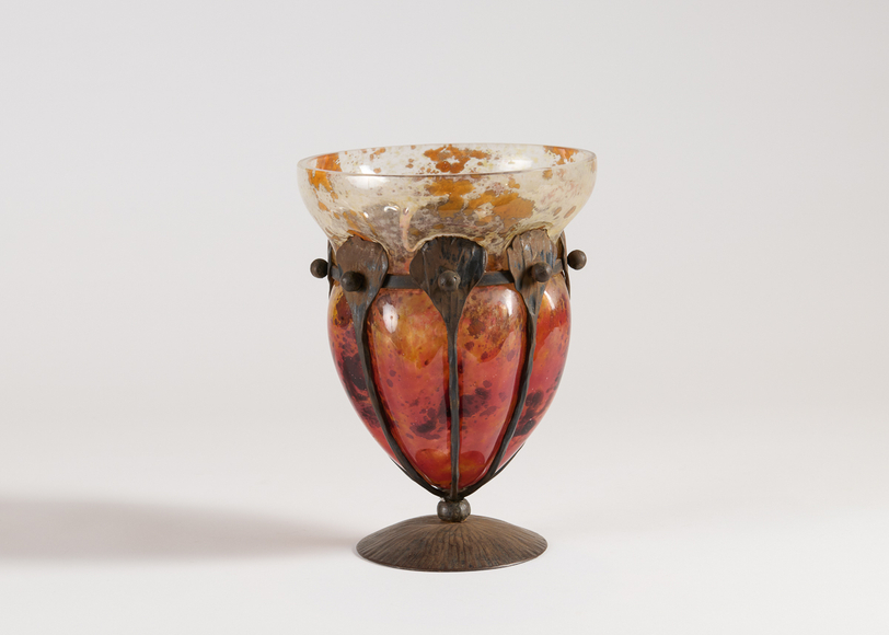 schneider art deco vase