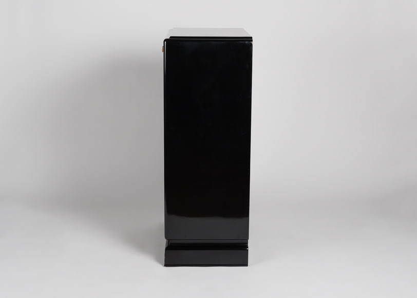 Early Art Deco Lacquered Bar Cabinet