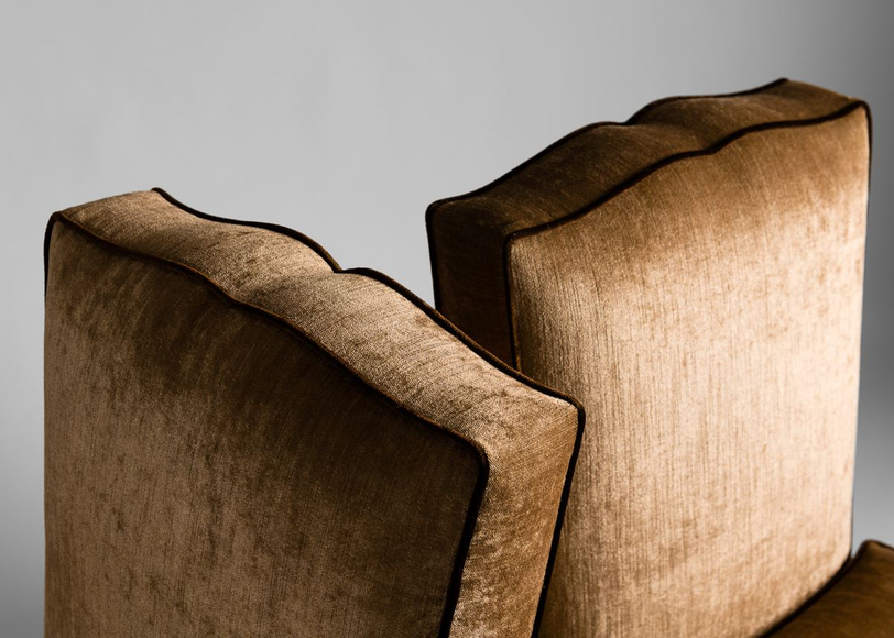 Pair of slipper chairs