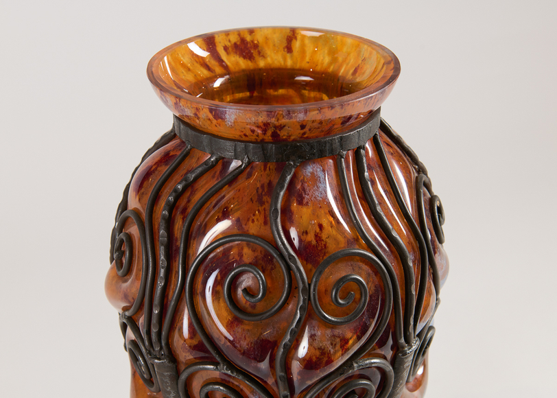 in the manner of daum vase