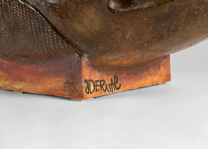 Stoneware fountain Derval fish