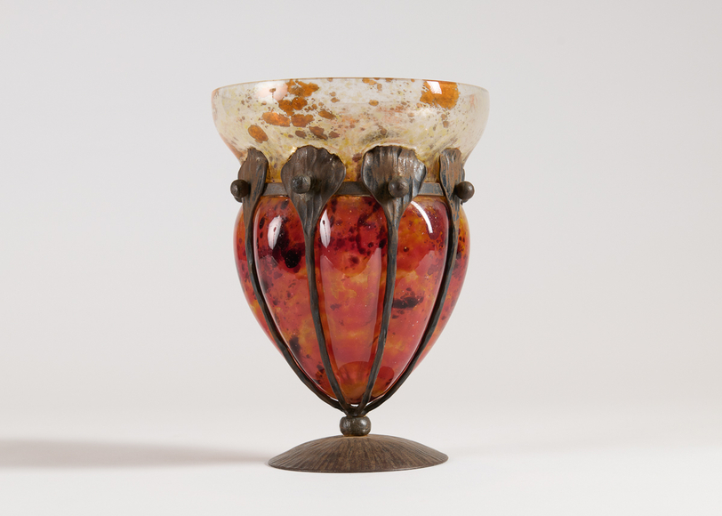 schneider art deco vase