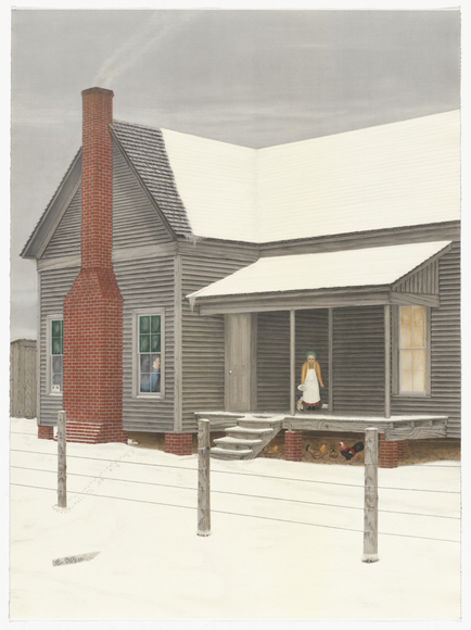 The Home My Daddy Built from America: The Third Century, Collotype