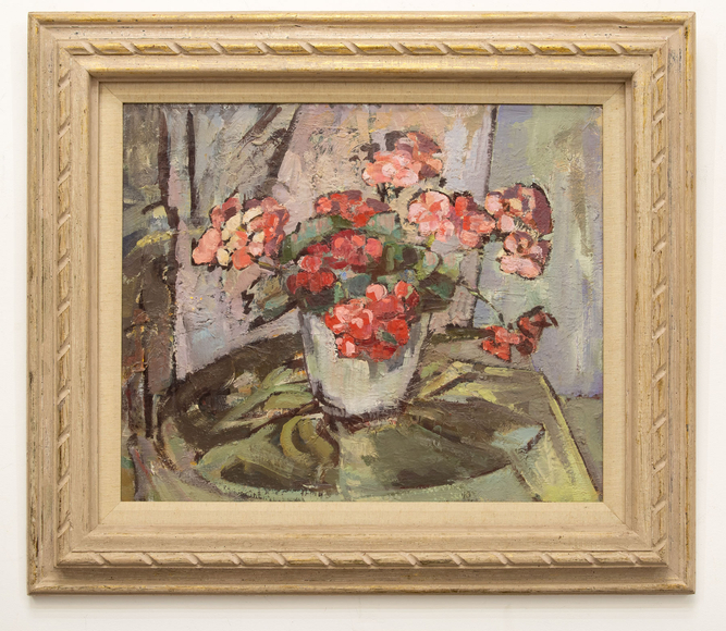GRACE LIBBY VOLLMER (1884-1977), Pink Floral Still Life, No Date