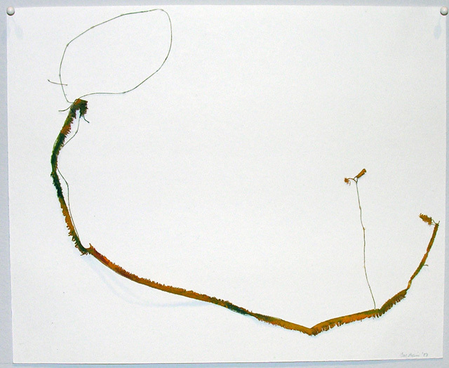 Luis Roldan, Suenos, 2007, Torn bed sheet on paper