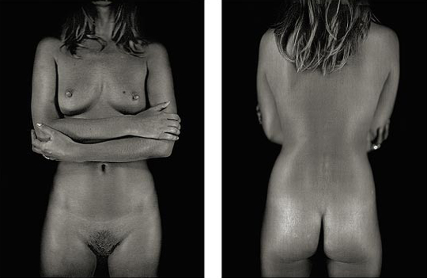  Untitled Torso Diptych #2, 2005, 	17 x 21.5 inch pigment print