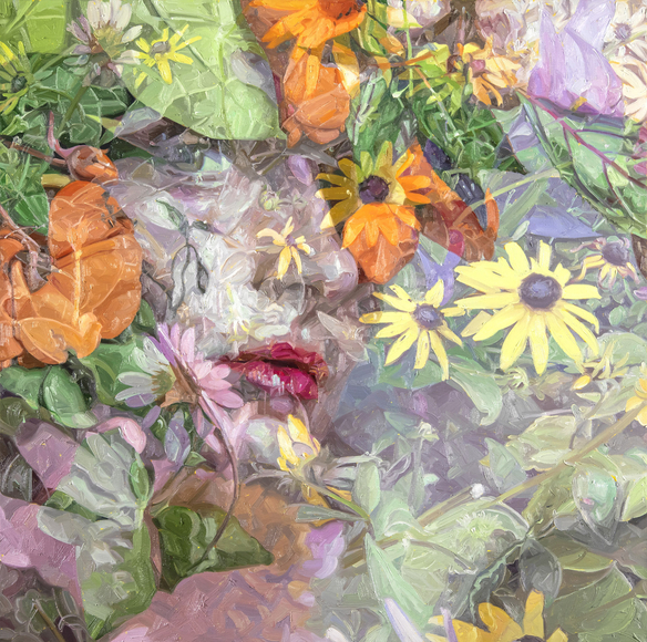 Infinite, 2019 oil on linen 40 x 40 inches