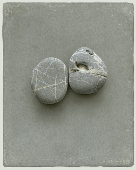 alan magee, The Long Distance Friendships, 2016, acrylic on panel, 10 x 8 inches