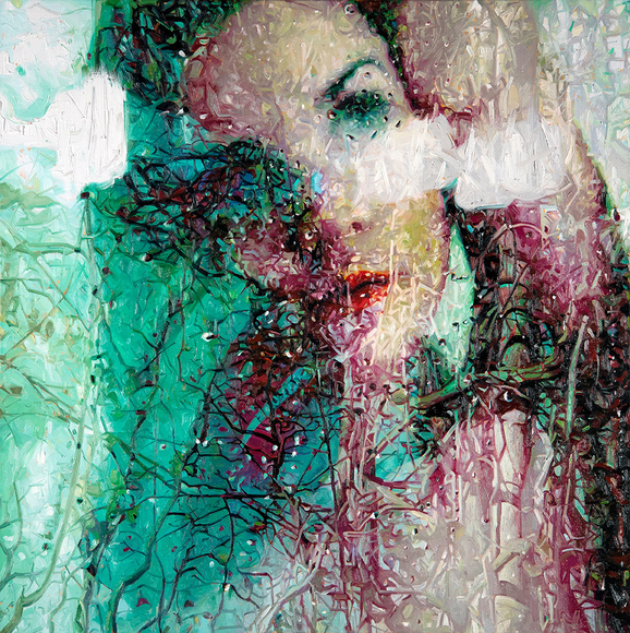 Pine, 2018 oil on linen 36 x 36 inches