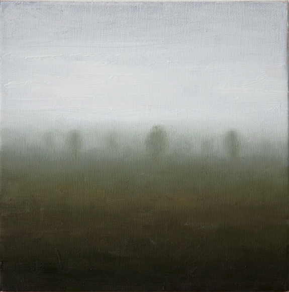 Square (SOLD), 2014, oil on canvas, 8 x 8 inches