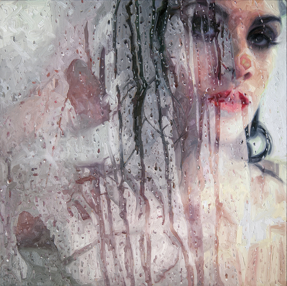 Edit (SOLD), 2017, oil on linen, 32 x 32 inches