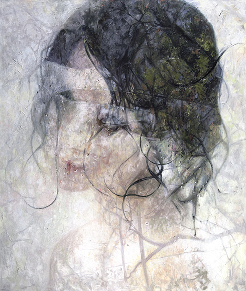 Evolving, 2018 oil on linen 66 x 56 inches