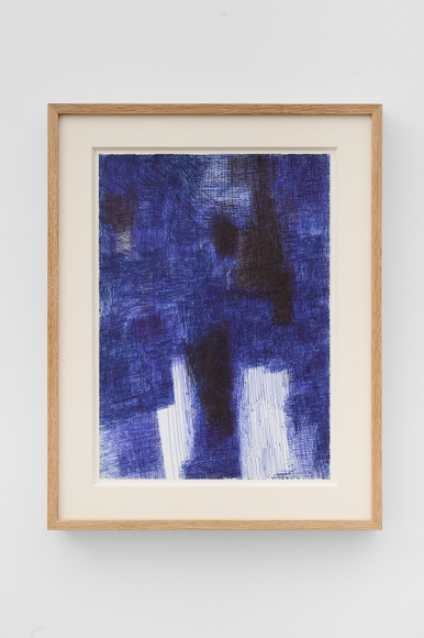 Angiola Gatti Untitled, 2002 Signed and dated on verso Ballpoint pen on paper 15 3/8 x 12 in (framed) 39 x 30.5 cm (framed) (AGA26.007)