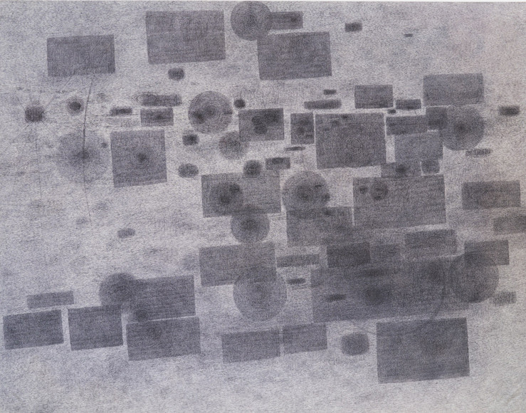 Angiola Gatti Profusion, 1995 Signed, titled &amp; dated on verso Ballpoint pen on canvas 82 1/4 x 105 1/8 in 209 x 267 cm (AGA26.031)