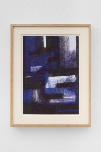 Angiola Gatti Untitled, 2007 Signed and dated on verso Ballpoint pen on paper 15 3/8 x 12 in (framed) 39 x 30.5 cm (framed) (AGA26.023)