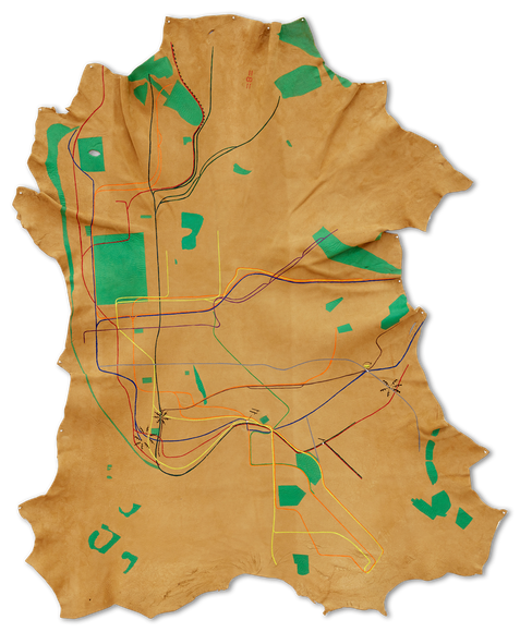 Nicholas Galanin Land Swipe, 2019