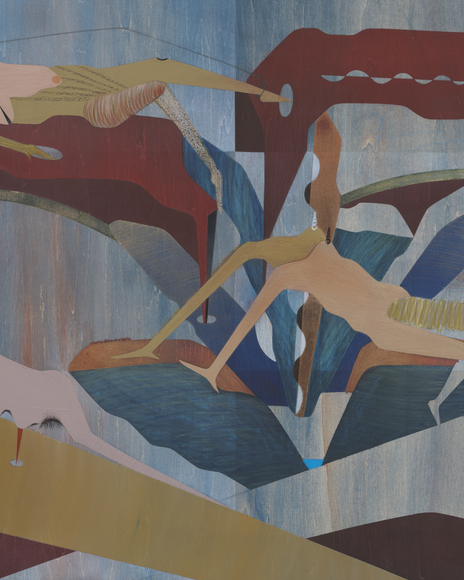 Maryam Hoseini, Diagonal Duration (detail), 2025