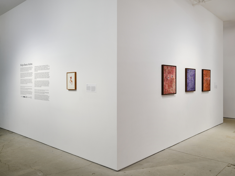 installation view felipe baeza: anima, print center, new york, 2026. photo: argenis apolinario. image courtesy of the artist and kurimanzutto, 