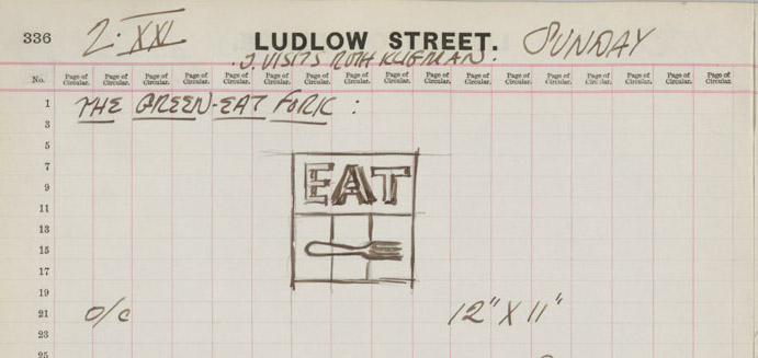 Detail from Robert Indiana's journal entry for December 2, 1962, &nbsp;