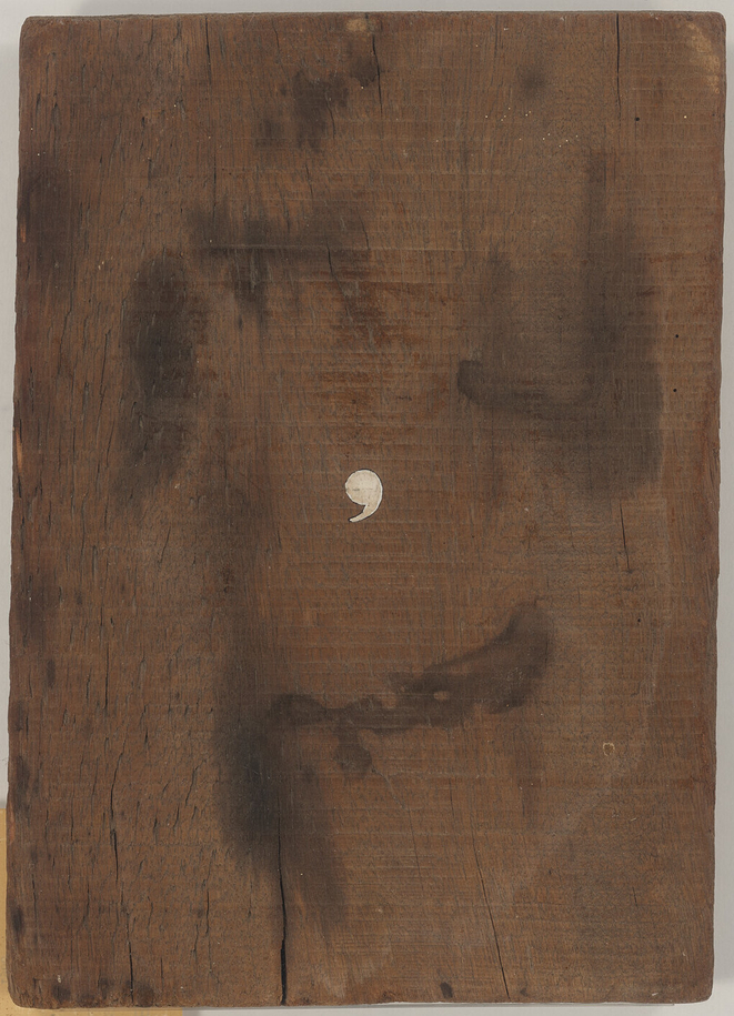 Comma, 1959&ndash;60 Gesso on wood